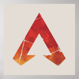 Apex Legends Logo Apex Legenden Wasserfarben Symbo Poster