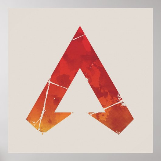 Apex Legends Logo Apex Legenden Wasserfarben Symbo Poster (Vorne)