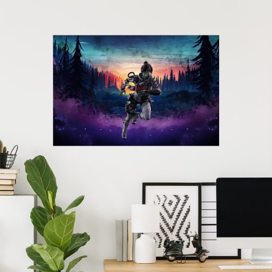 Apex Legends Wraith Szene Poster (Heimbüro)