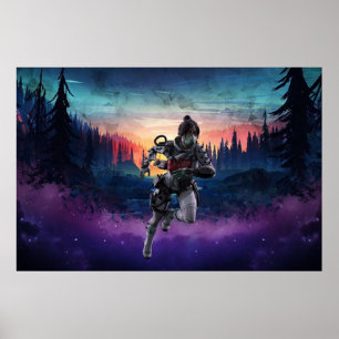 Apex Legends Wraith Szene Poster