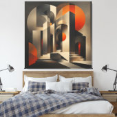 Apex-Strukturen Leinwanddruck (Insitu (Schlafzimmer))