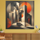 Apex-Strukturen Leinwanddruck (Insitu (Wohnzimmer))