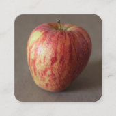 Apfel 01 quadratische visitenkarte (Vorderseite)