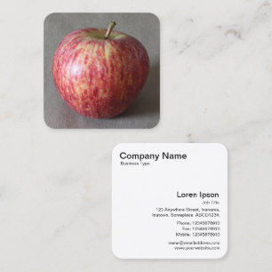 Apfel 03 quadratische visitenkarte