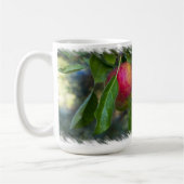 Äpfel 3 auf Weiß Kaffeetasse (Links)