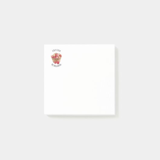 Äpfel 3x3 personalisiert LEHRERSCHWERPUNKT Post-it Klebezettel (Vorderseite)