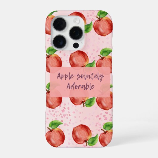 Apfel-absolut Bezaubernd iPhone Hülle (Rückseite)