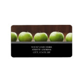 Äpfel-Adressenkennzeichen Adressaufkleber (Vorne)