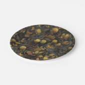 Äpfel an den Zweigen der Bäume (von Serebriakova) Pappteller (Schrägansicht)