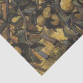 Äpfel an den Zweigen der Bäume (von Serebriakova) Seidenpapier (Detail)