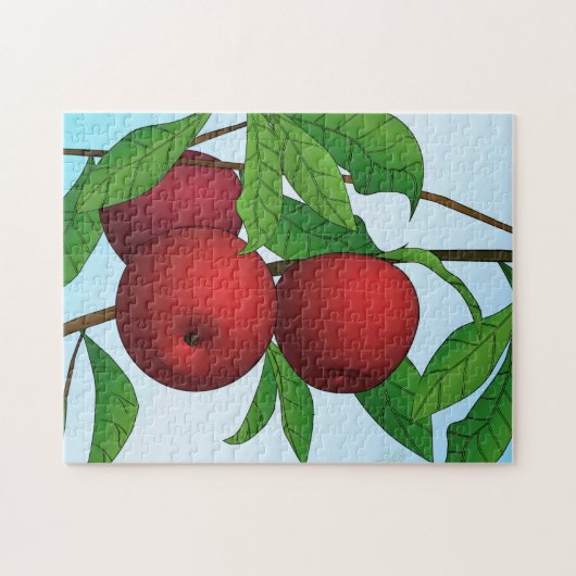 "Äpfel an einem Ast" Puzzle (Horizontal)