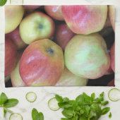 Äpfel, Äpfel, Äpfel Geschirrtuch (Gefaltet)