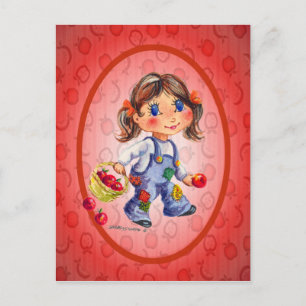 Äpfel, Äpfel, Äpfel von SHARON SHARPE Postkarte