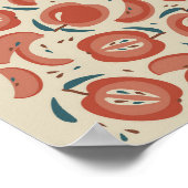 Äpfel, Äpfel und Äpfel Poster (Ecke)