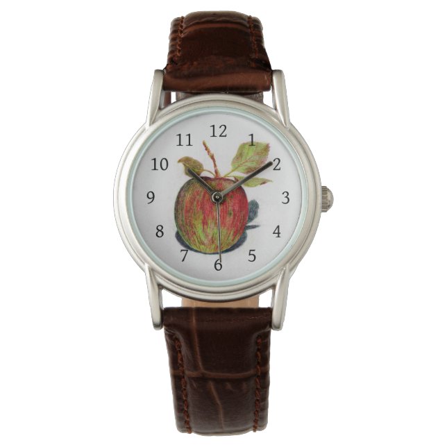 Apfel Armbanduhr (Vorderseite)