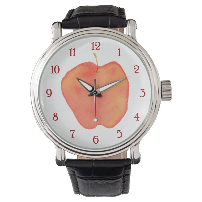 Apfel Armbanduhr (Vorderseite)