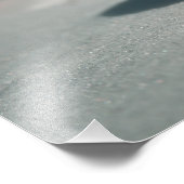 Äpfel auf dem Schnee Fotodruck (Ecke)