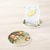 Äpfel auf einem Zweig Getränkeuntersetzer (Seite)