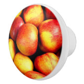 ÄPFEL AUF EINER KERAMIK KERAMIKKNAUF (Rechts)