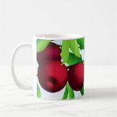 "Äpfel auf einer Zweigniederlassung" Kaffeetasse (Links)