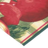 Äpfel auf Gingham Tischdecke (Schrägansicht)