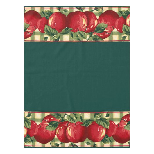 Äpfel auf Gingham Tischdecke (Vorderseite)