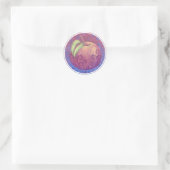 Apfel-Aufkleber 5 Runder Aufkleber (Tasche)