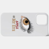 Apfel-Augenbrauen-Kunst Case-Mate iPhone Hülle (Rückseite (Horizontal))