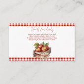 Apfel aus meinem Auge Red Orchard Baby Shower Begleitkarte (Vorderseite)