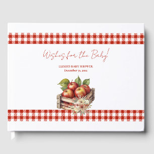 Apfel aus meinem Auge Red Orchard Baby Shower Gästebuch