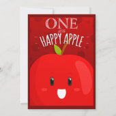 Apfel aus unserem Augenfall ernten Rustikal 1. Geb Einladung (Rückseite)