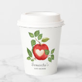 Apfel aus unserem Augenfall ernten rustikale Babyd Pappbecher (Vorderseite)