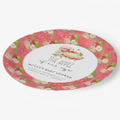 Apfel aus unserem Baby-Duschpapier Pappteller (Schrägansicht)