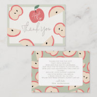 Apfel-Baby-Dusche von meinem Auge Green Boy Danke