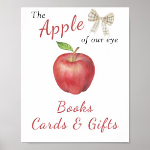 Apfel-Baby-Party - Bücher, Karten und Geschenke Poster