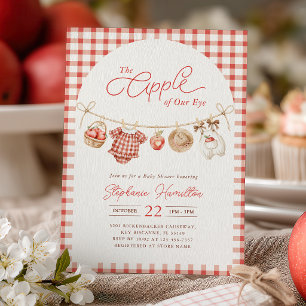 Apfel-Baby-Party-Einladung Einladung