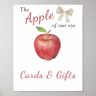 Apfel-Baby-Party - Karten und Geschenke Poster