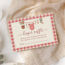 Apfel-Baby-Wäscheleine-Baby-Shower-Windel-Raffle