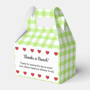 Apfel-Babyshower-Mitgebsel-Tags – „Danke für die s Geschenkschachtel