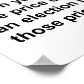 Äpfel, Bacon & Eggs Poster (Ecke)