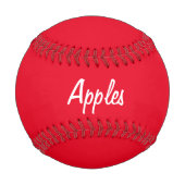 Äpfel Baseball (Rückseite)