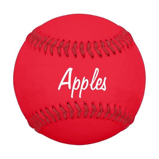 Äpfel Baseball (Vorderseite)