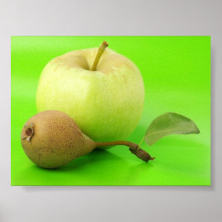 Apfel & Birne Poster