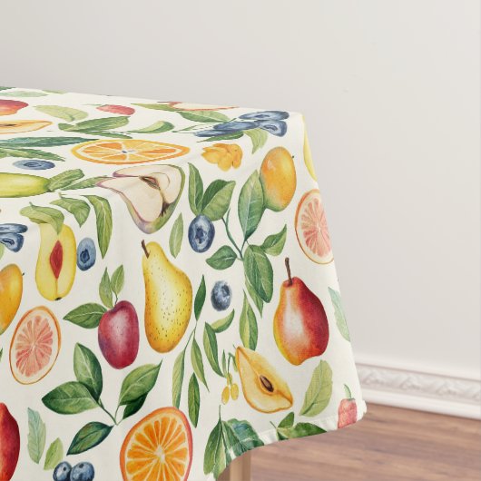 Äpfel Birnen Blaubeeren Orangen Früchte Tischdecke (Beispiel)