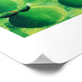 Äpfel Birnen und Limes Malerei Poster (Ecke)