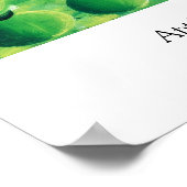 Äpfel, Birnen und Limonen Poster (Ecke)