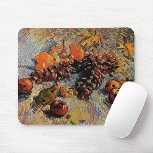 Äpfel, Birnen, Zitronen, Trauben von Vincent van G Mousepad (Mit Mouse)