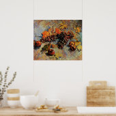 Äpfel, Birnen, Zitronen, Trauben von Vincent van G Poster (Küche)