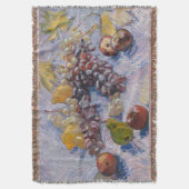 Äpfel, Birnen, Zitronen und Trauben | Vintage Artw Decke (Vorderseite Vertikal)