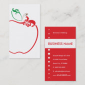 Apfel blühen visitenkarte (Vorne/Hinten)